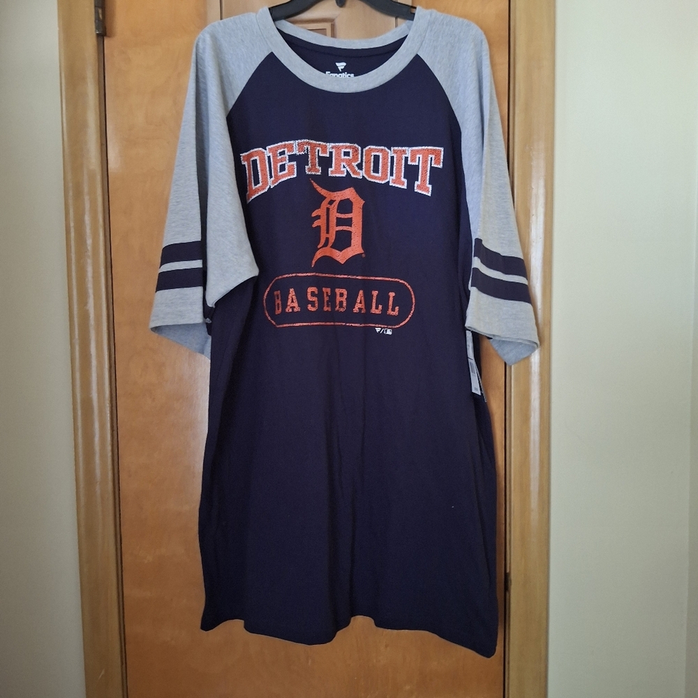 Fanatics Detroit Tigers Baseball T-Shirt Size XLT